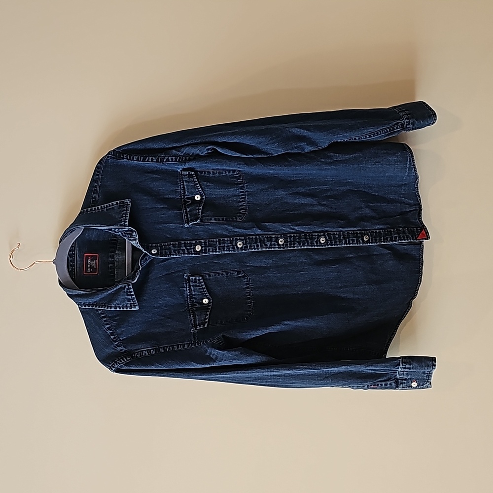 Untuck-it denim shirt